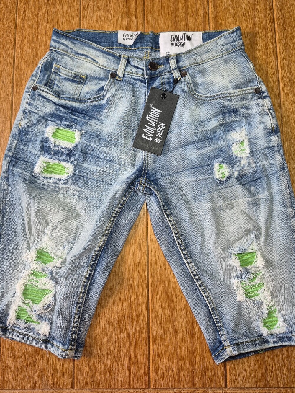 Evolution In Design Light Wash Denim Shorts - Big Kids Size 20